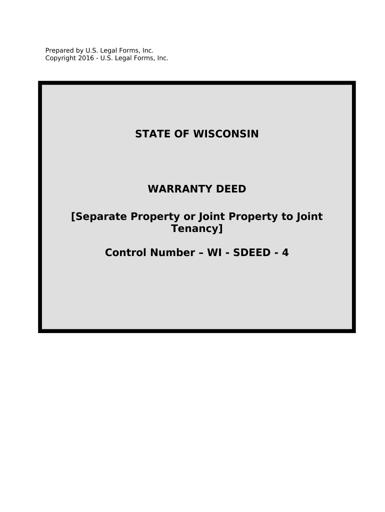 warranty deed joint tenancy Preview on Page 1
