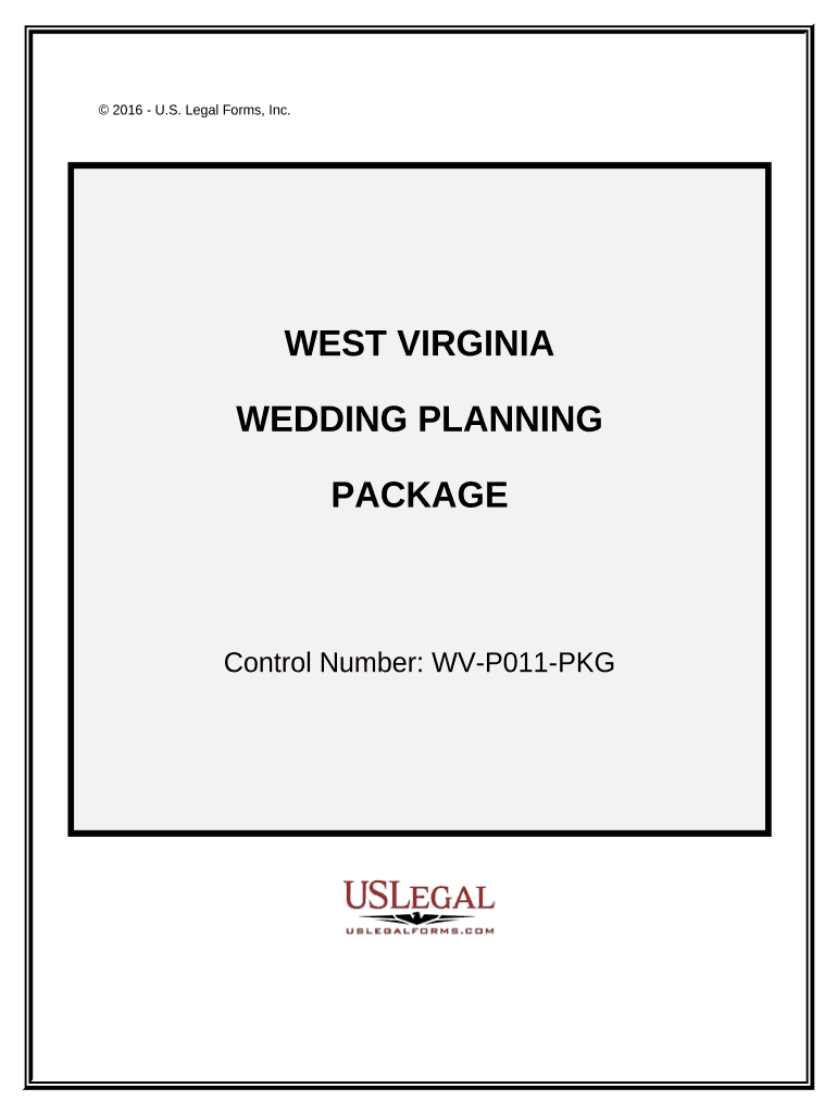 Wedding Planning or Consultant Package - West Virginia Preview on Page 1