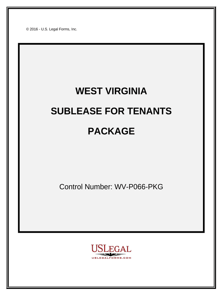 Landlord Tenant Sublease Package - West Virginia Preview on Page 1