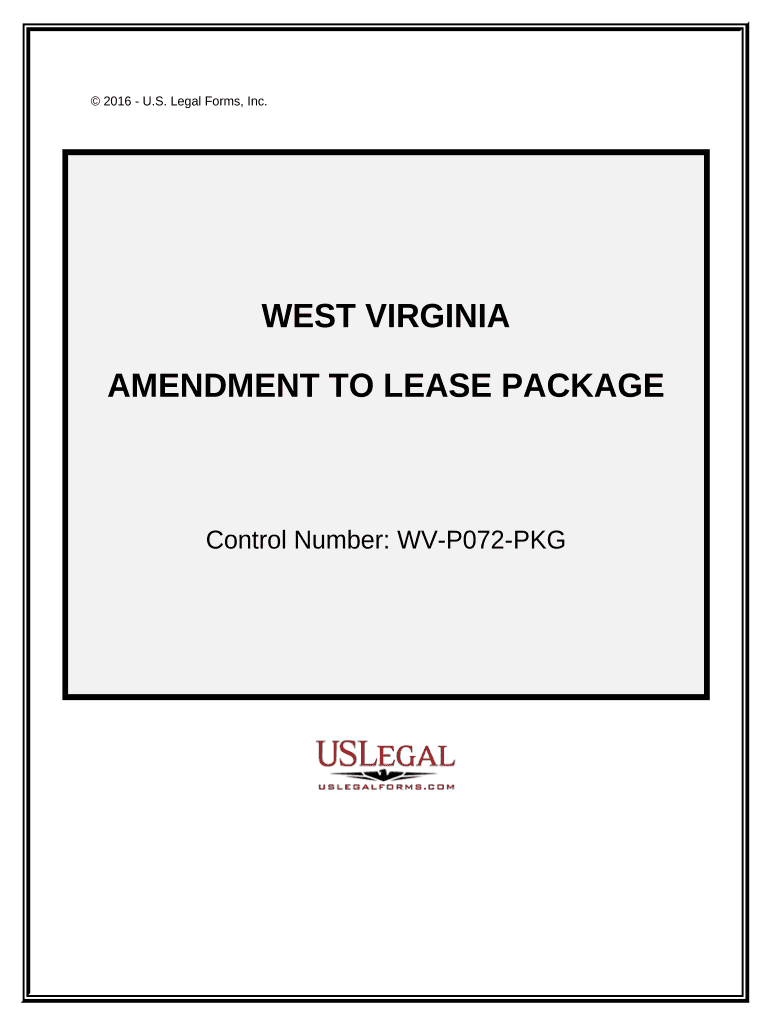 Amendment of Lease Package - West Virginia Preview on Page 1