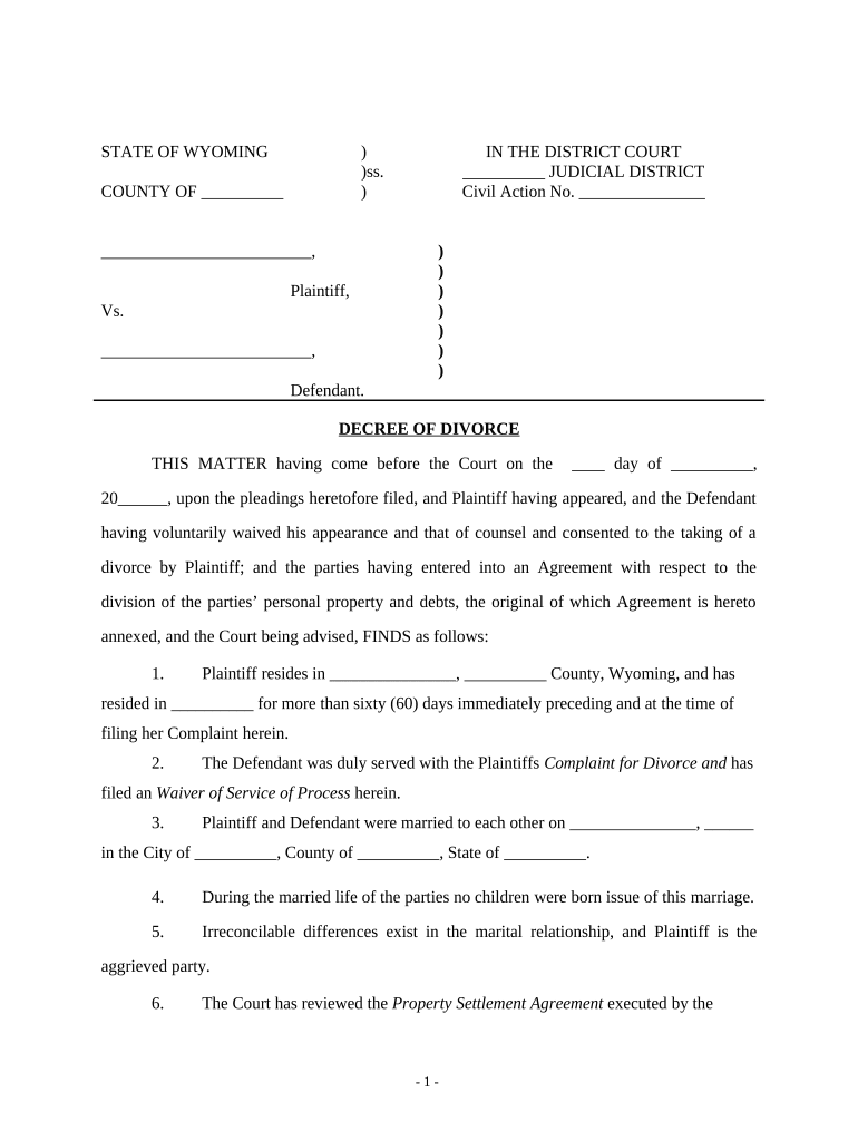 decree divorce no Preview on Page 1