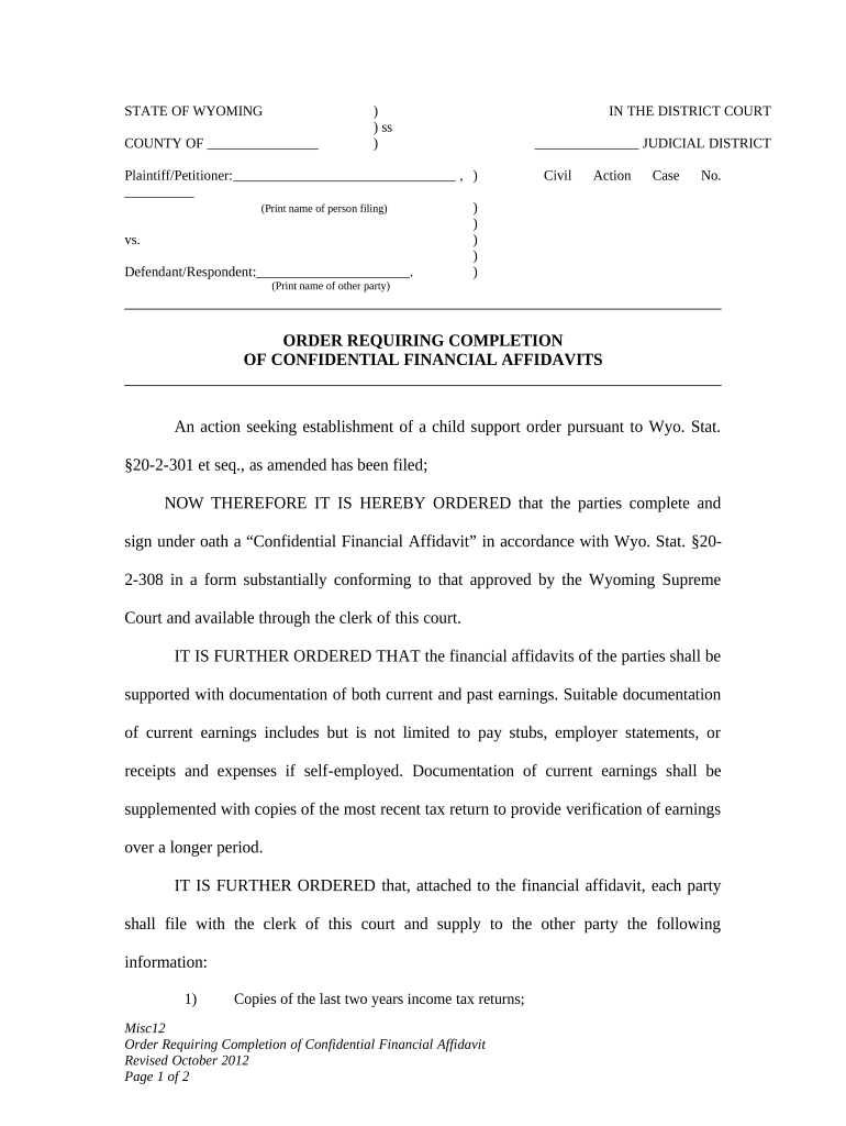wy confidential Preview on Page 1