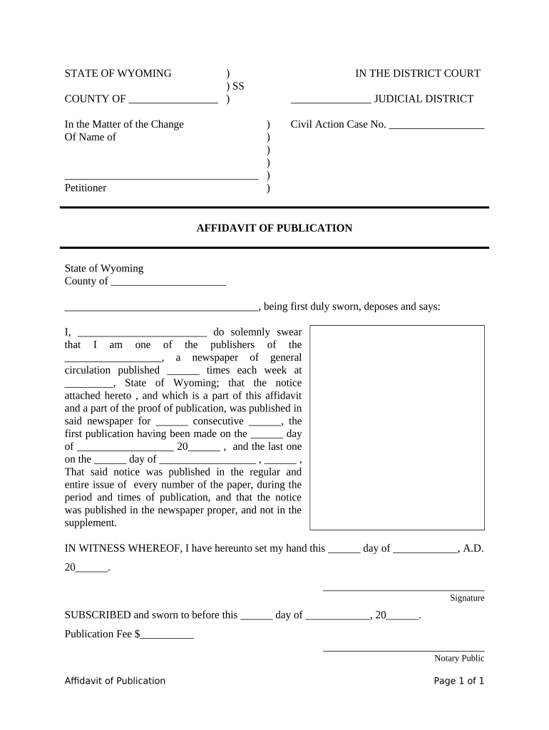 wy affidavit Preview on Page 1