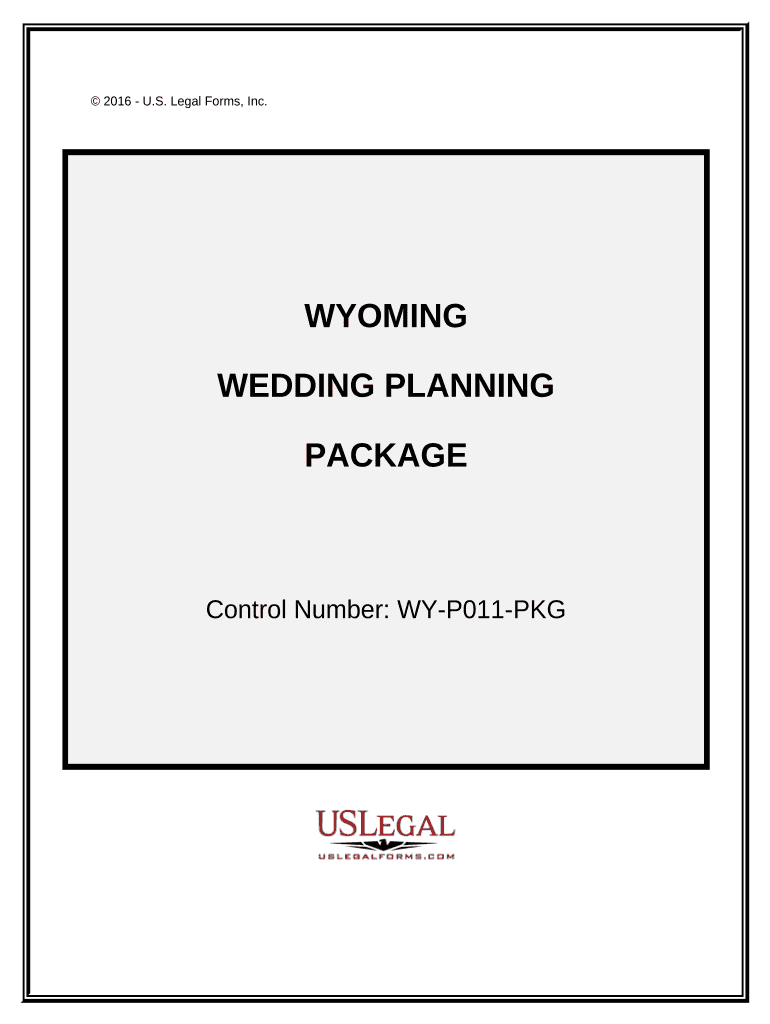 Wedding Planning or Consultant Package - Wyoming Preview on Page 1