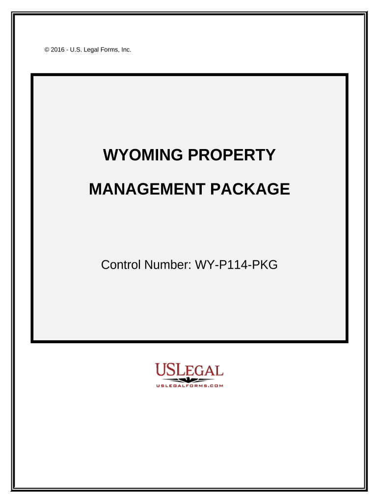 Wyoming Property Management Package - Wyoming Preview on Page 1