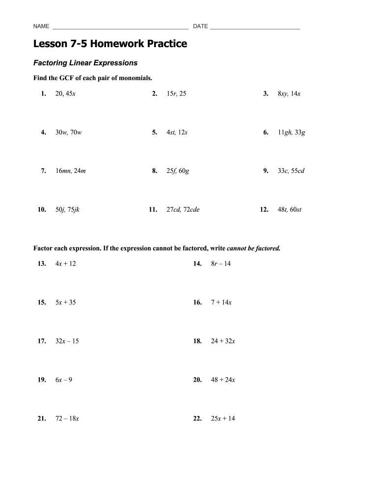 homework lesson 7 5.4