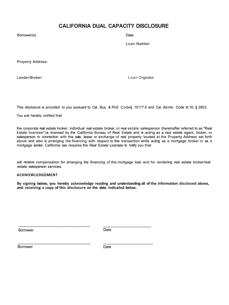 capacity disclosure Preview on Page 1