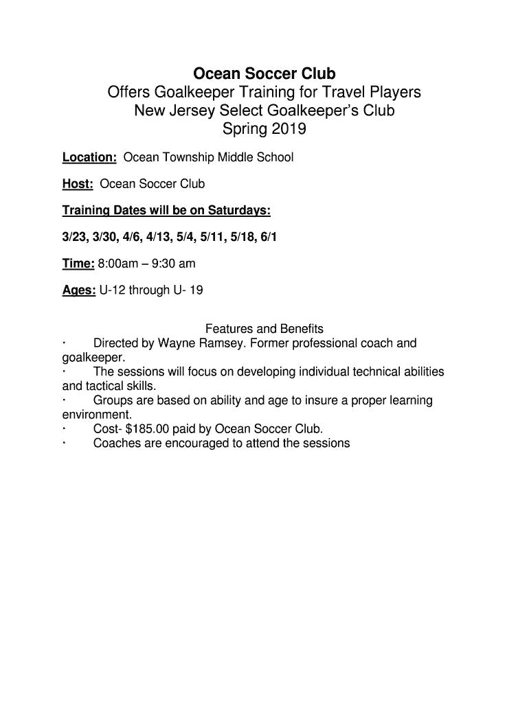 Fillable Online So. Jersey Girls Multi College ID Camp EXACT Sports