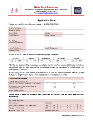 Form preview