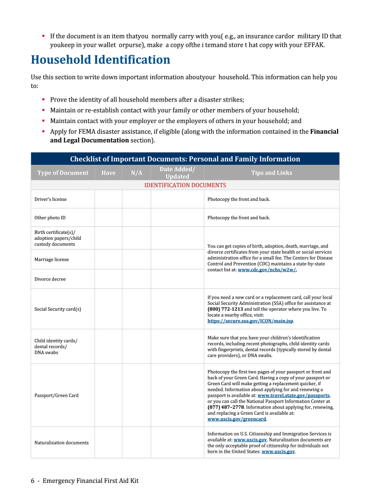 fema effak form Preview on Page 1