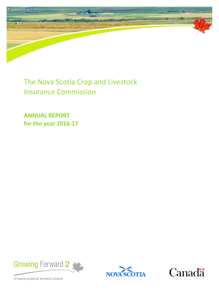 Fillable Online The Nova Scotia Crop and Livestock Fax Email Print pdfFiller Fillable Online The Nova Scotia Crop and Livestock Fax Email Print pdfFiller