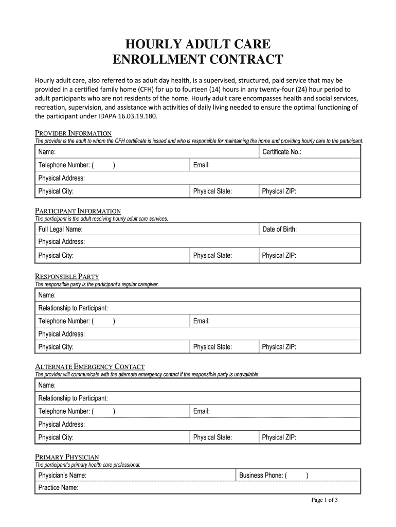 adult day services - Office of The Assistant Secretary for ... Preview on Page 1
