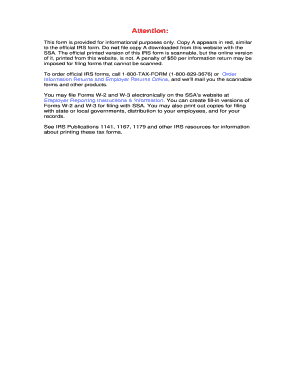 IRS Form W-3SS 2009