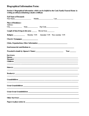 fill in the blank obituary template