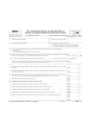 IRS Form 8891