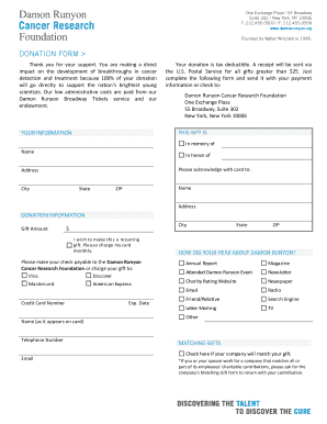Donation Form