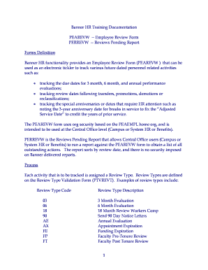 Employee Review Form