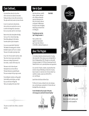 Canalway Quest Treasure Hunt