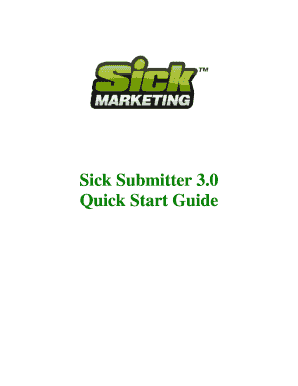 Rent a car bill format - Sick Submitter 3.0 Quick Start Guide