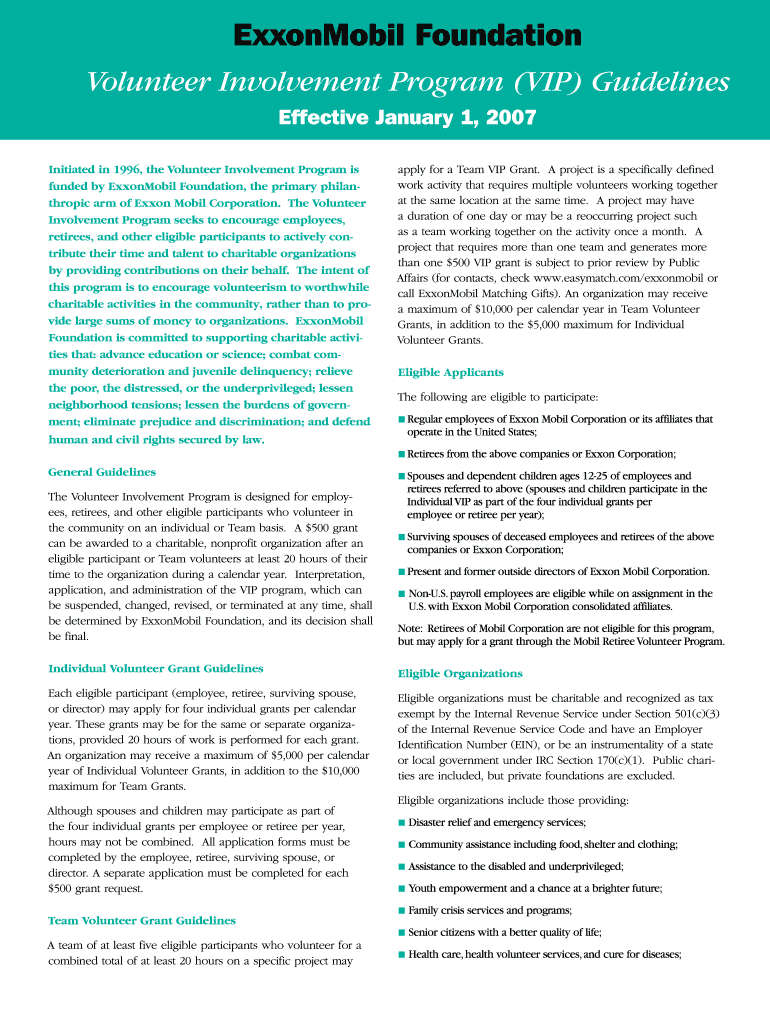 exxonmobil donation request form Preview on Page 1