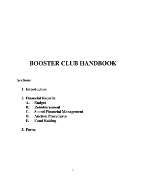 BOOSTER CLUB HANDBOOK Table of Contents INTRODUCTION ... - alpineschools