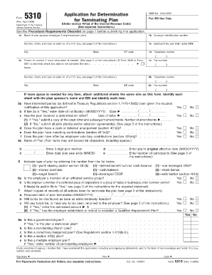 IRS Form 5310