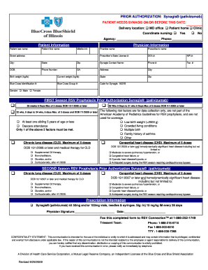 pre autho form