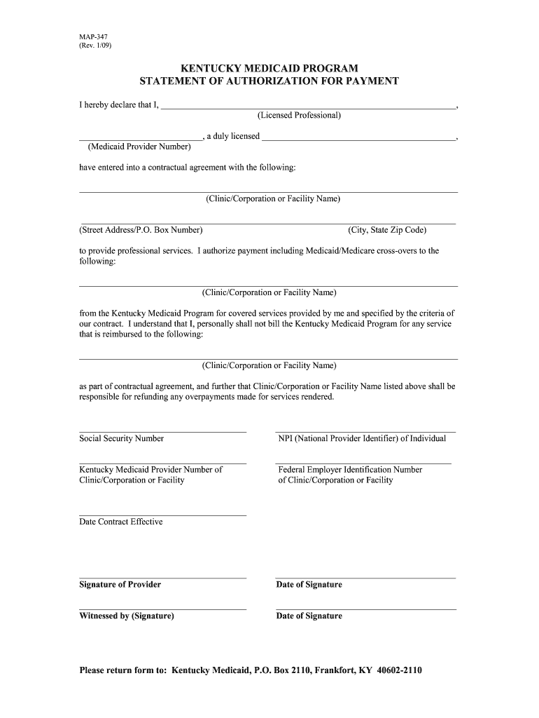 KY MAP-347 2009-2021 - Fill and Sign Printable Template Online  US Legal Forms