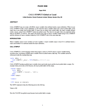 call symput global or local sugi pdf form