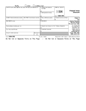 IRS Form 1099-OID 2004