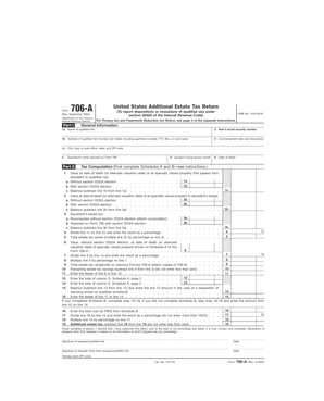 US Federal Form 706-A
