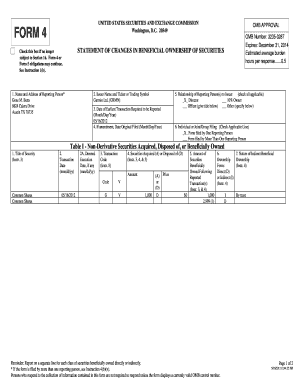 (1) - The number of shares reported in Row 2 of Column 5 includes 2,999 unvested shares that were acquired pursuant to the grant of restricted stock units in June 2011, which award vests in three equal annual installments