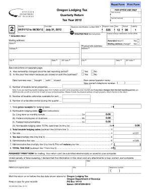 Fillable US Oregon Tax Forms Samples to Complete Online in PDF