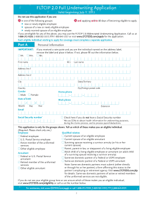 FLTCIP 2.0 Full Underwriting Application