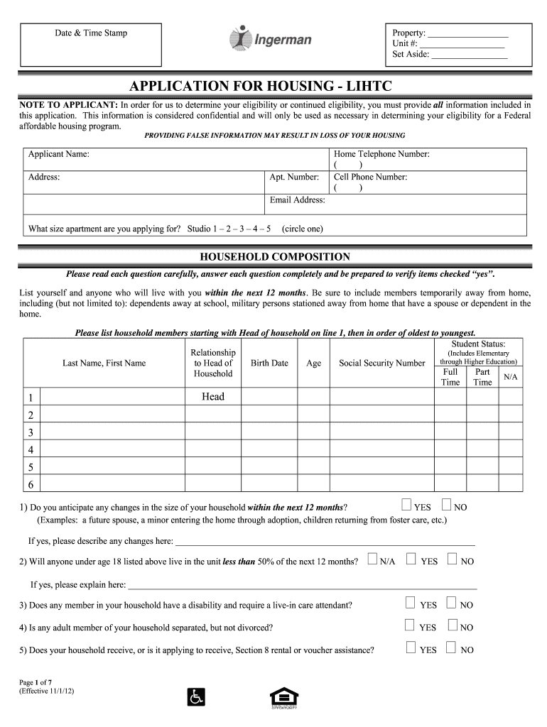 ingerman income requirements Preview on Page 1