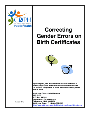 correcting gendererrors birthcertificate alabama form