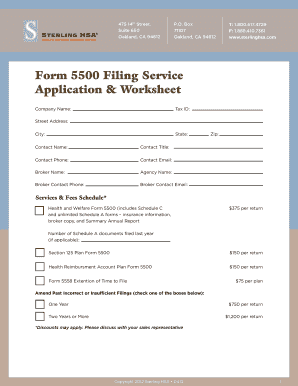 Da Form 5500 Templates - Fillable &amp; Printable Samples for PDF, Word ...