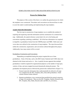 5-1 Chapter 5 TEMPLATES FOR COUNTY PRE-DISASTER ... - etd lib umt