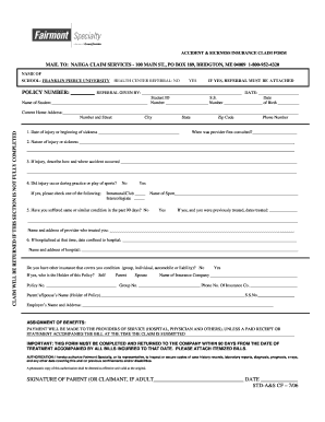 pierce disability insurance claim form