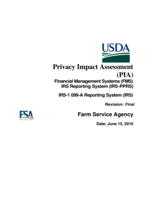 IRS-1099-A Reporting System Privacy Impact Assessment