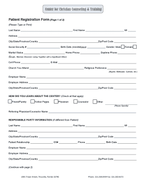 Patient Registration Form