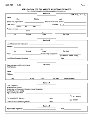 scl waiver and icfmr services form map 620