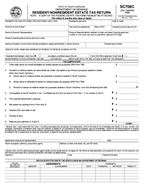 how to file form sc706c