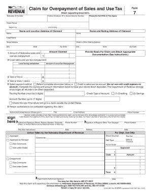 nebraska form 7