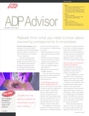 Adp overpayment