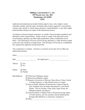 Employee Application Form