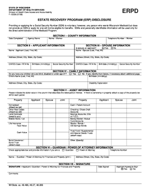 f 13039 and wisconsin department of health services form