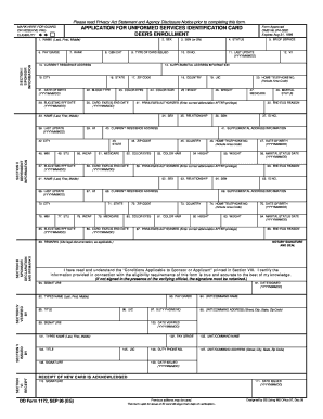 Guard Application for Uniformed Services Identification Card