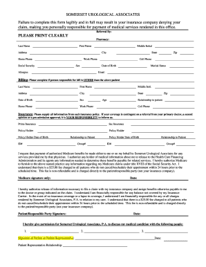 Medical Insurance Form