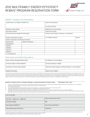 2012 Multifamily Energy-Efficiency Rebate Program
